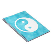 Yin Yang-symbool - solide tatoeage ontwerp 2 Notitieboek (Rechterzijde)