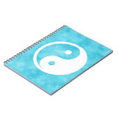 Yin Yang-symbool - solide tatoeage ontwerp 2 Notitieboek (Linkerzijde)
