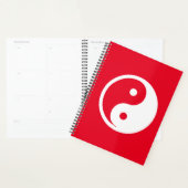 Yin Yang-symbool - solide tatoeage ontwerp 2 Planner (Display)