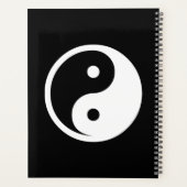 Yin Yang-symbool - solide tatoeage ontwerp 2 Planner (Achterkant)