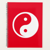 Yin Yang-symbool - solide tatoeage ontwerp 2 Planner (Voorkant)