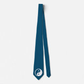 Yin Yang-symbool - solide tatoeage ontwerp 2 Stropdas (Voorkant)