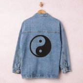 Yin Yang-symbool - solide tatoeage ontwerp Denim Jacket (Hangar)