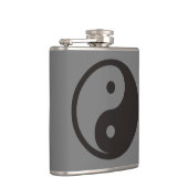 Yin Yang-symbool - solide tatoeage ontwerp Heupfles (Rechts)