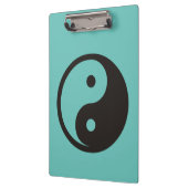 Yin Yang-symbool - solide tatoeage ontwerp Klembord (Links)