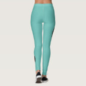 Yin Yang-symbool - solide tatoeage ontwerp Leggings (Achterkant)