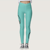 Yin Yang-symbool - solide tatoeage ontwerp Leggings (Voorkant)