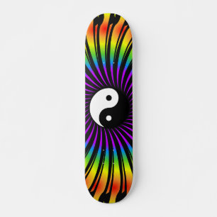 Yin Yang Symbool & Spiral Design: Skateboard