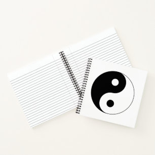 Yin Yang Symbool Spiritueel Notitieboek