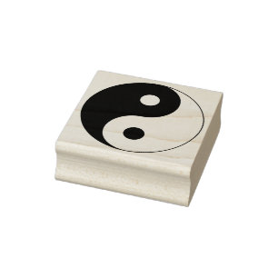 Yin Yang Symbool Spiritueel Rubberstempel