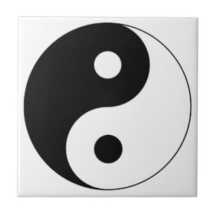 Yin Yang Symbool Spiritueel Tegeltje