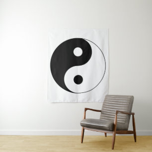 Yin Yang Symbool Spiritueel Wandkleed
