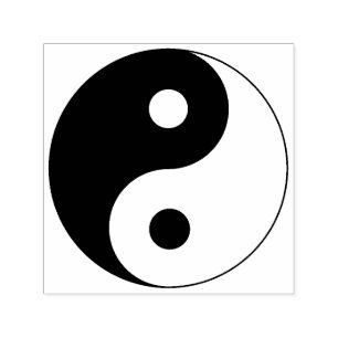 Yin Yang Symbool Spiritueel Zelfinktende Stempel
