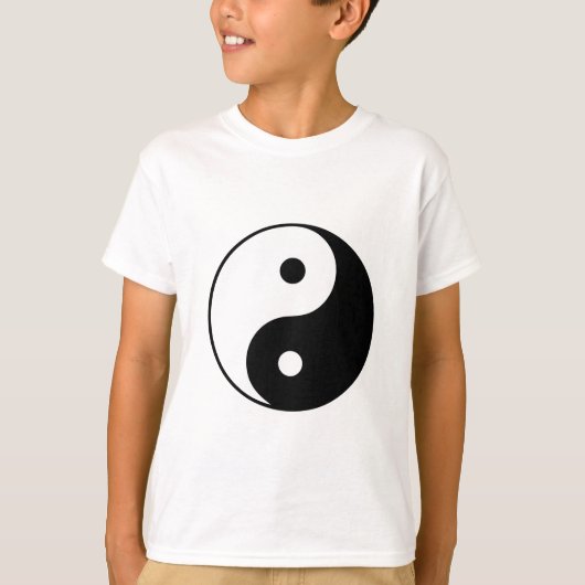 Yin Yang Symbool: T-shirt (Voorkant)
