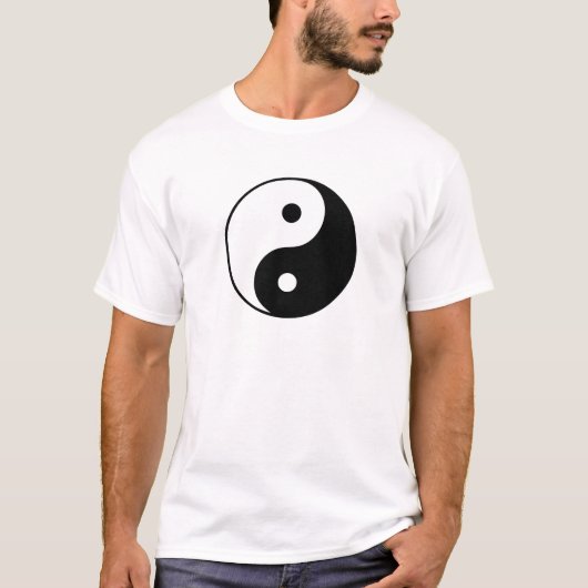 Yin Yang Symbool: T-shirt (Voorkant)