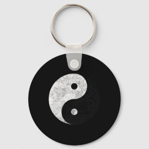 Yin Yang-symbool Tao Taijitu Yoga Vrede Liefde Sleutelhanger