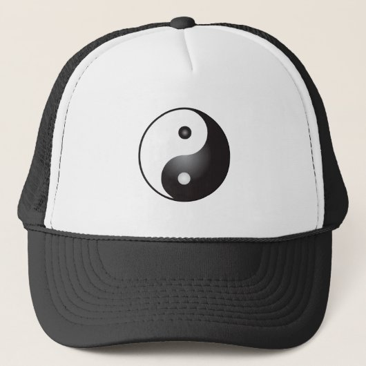 Yin Yang Symbool: Trucker Pet (Voorkant)