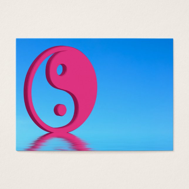 Yin Yang-symbool Visitekaartje (Voorkant)
