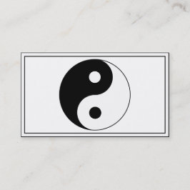 Yin/Yang Symbool Visitekaartje