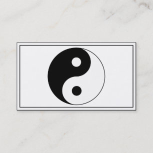 Yin/Yang Symbool Visitekaartje