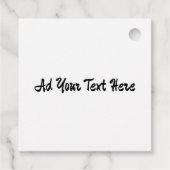 Yin & Yang Symbool Zwart-wit Tattoo Stijl Bedankjes Labels (Achterkant)