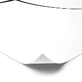 Yin & Yang Symbool Zwart-wit Tattoo Stijl Foto Afdruk (Hoek)