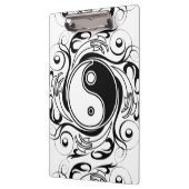 Yin & Yang Symbool Zwart-wit Tattoo Stijl Klembord (Links)