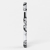 Yin & Yang Symbool Zwarte en Witte Tattoo Stijl Case-Mate iPhone Case (Achterkant/rechts)