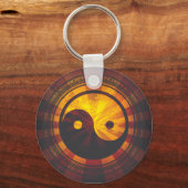  Yin Yang Symboolafdrukken Sleutelhanger (Voorkant)
