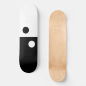 Yin Yang Symmetrie Persoonlijk Skateboard (Voorkant)