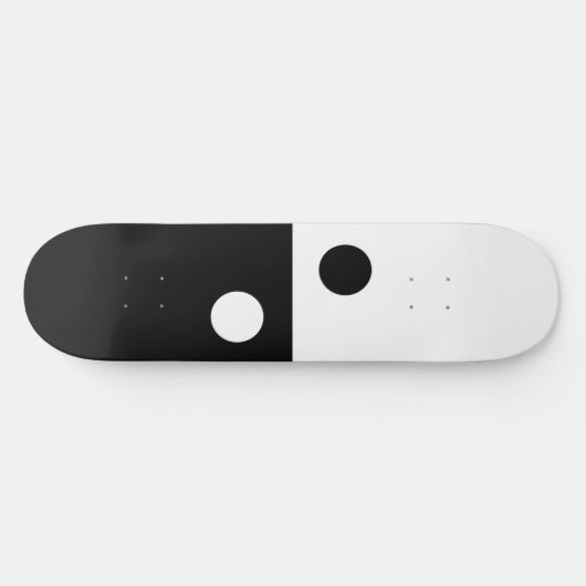 Yin Yang Symmetrie Persoonlijk Skateboard (Horizontaal)