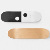 Yin Yang Symmetrie Persoonlijk Skateboard (Horizontaal)