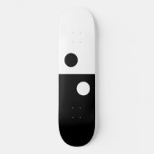 Yin Yang Symmetrie Persoonlijk Skateboard (Voorkant)