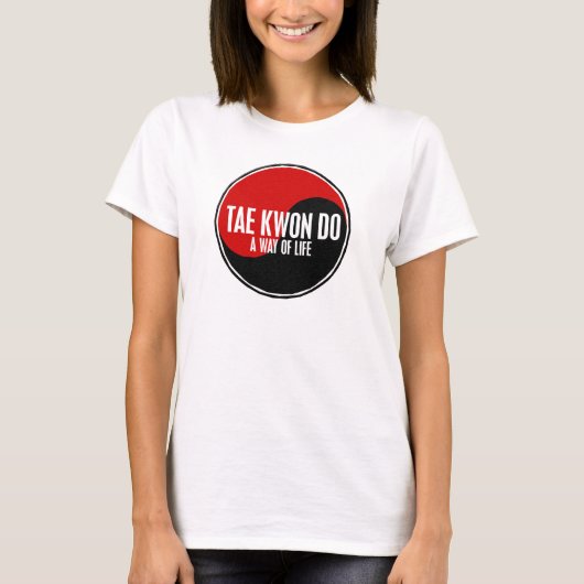 Yin Yang Tae Kwon Do 1 T-shirt (Voorkant)