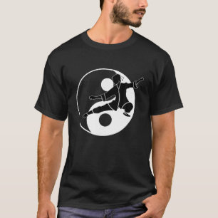 Yin Yang Tai Chi Meditatie Motivatie Tai Ji T Shi T-shirt