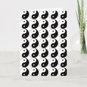 Yin Yang Tai Ji Chinees Symbool Kaart