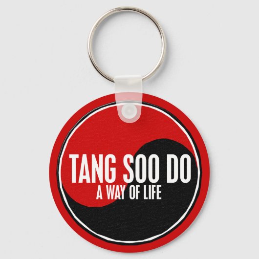 Yin Yang Tang Soo Do 1 Sleutelhanger (Voorkant)