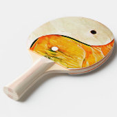 Yin Yang Tao Symbool Tafeltennisbatje (Voorkant Gekanteld)