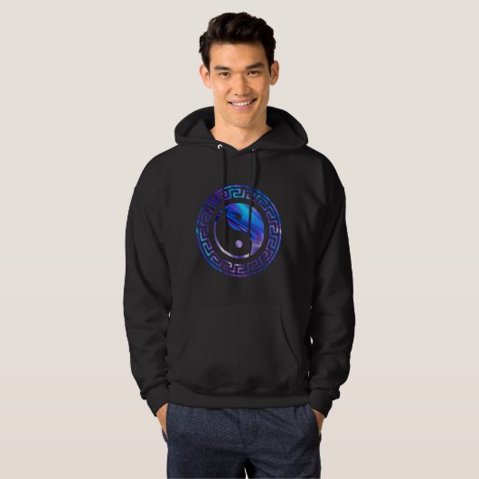 Yin Yang, Tao Yin Yang, Taoism Yin Yang Symbol Hoodie (Voorkant volledig)