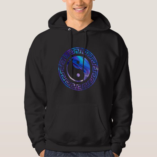 Yin Yang, Tao Yin Yang, Taoism Yin Yang Symbol Hoodie (Voorkant)