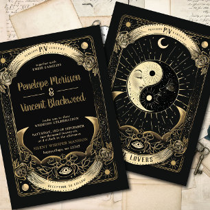 Yin Yang   Tarot Bruiloft Kaart