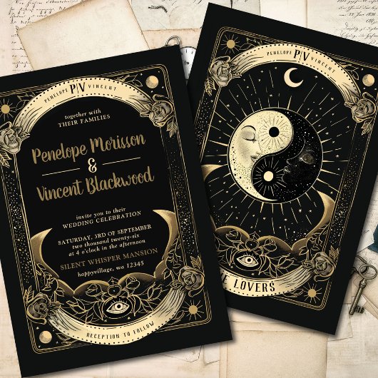 Yin Yang | Tarot Bruiloft Kaart