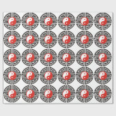 Yin & Yang Tattoo Cadeaupapier (Vlak)
