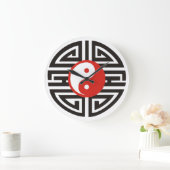 Yin & Yang Tattoo - rood zwart Grote Klok (Huis)