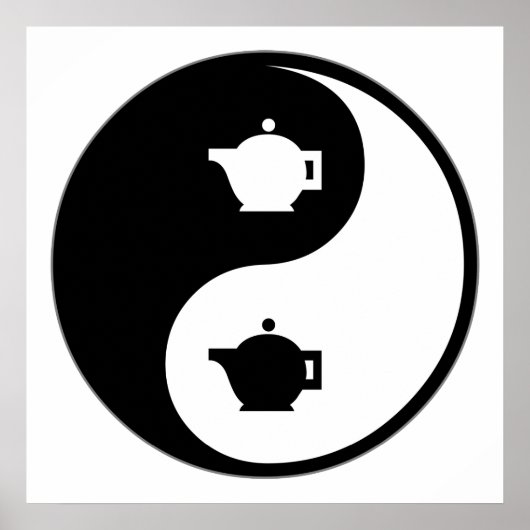Yin Yang Tea Poster (Voorkant)