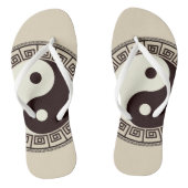 Yin yang teenslippers (Voetbed)