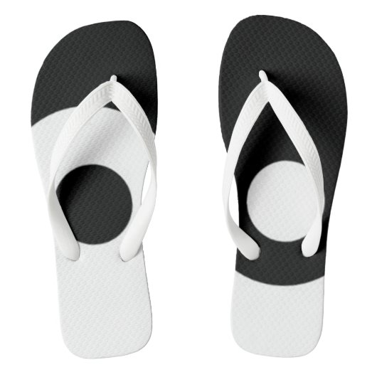 Yin yang teenslippers (Voetbed)