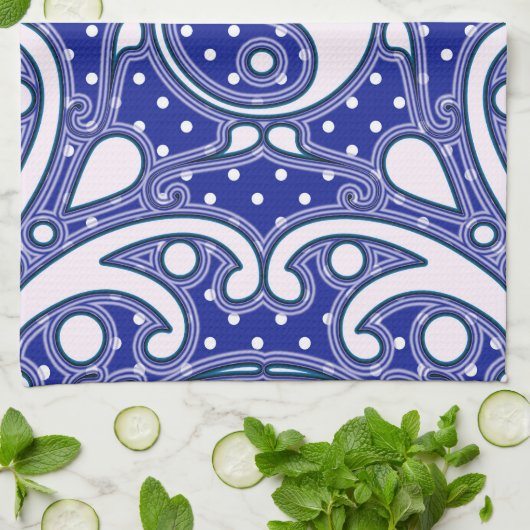 Yin Yang Theedoek (Gevouwen)