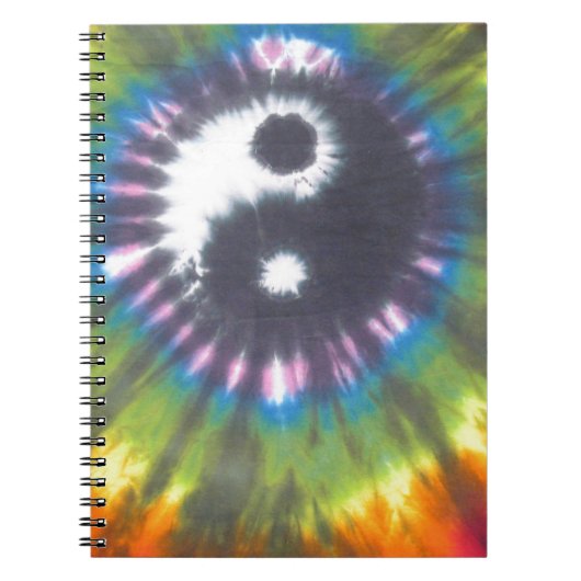Yin Yang Tie Dye Notitieboek (Voorkant)