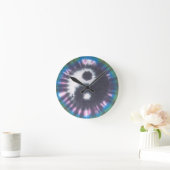 Yin Yang Tie Dye Ronde Klok (Huis)